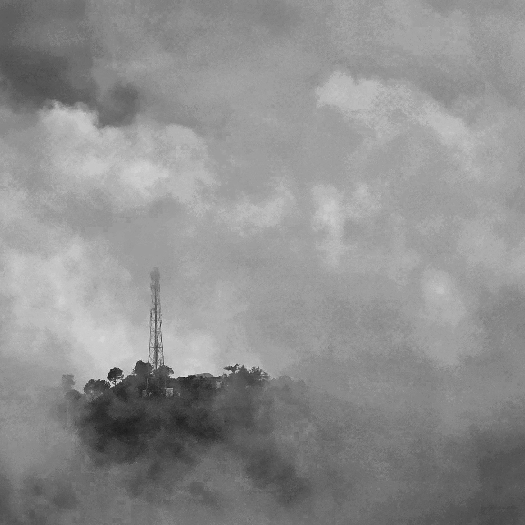The clouds swallowed everything. Almost...